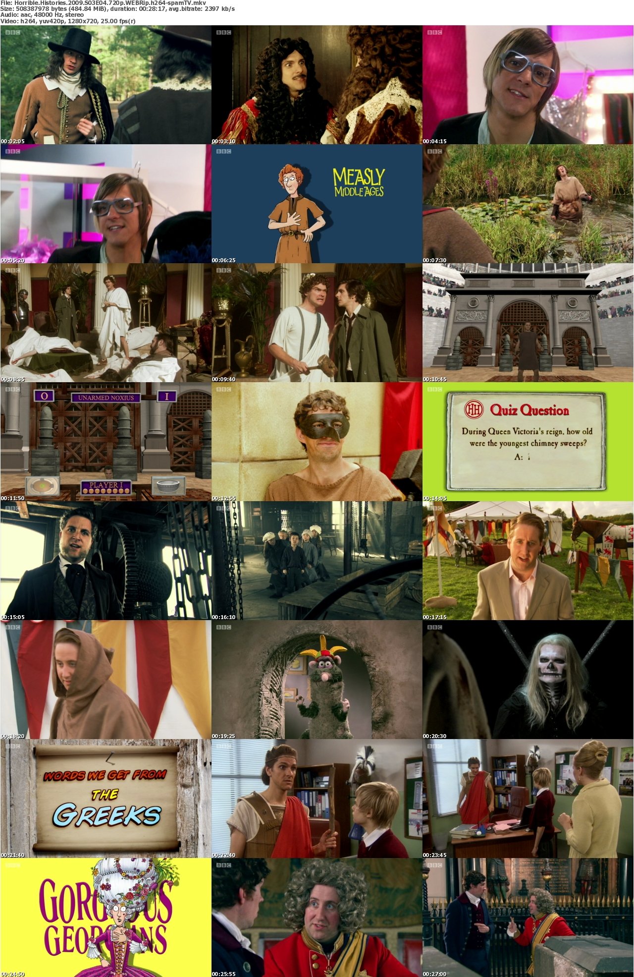 Horrible Histories 2009 S03E04 720p WEBRip h264-spamTV