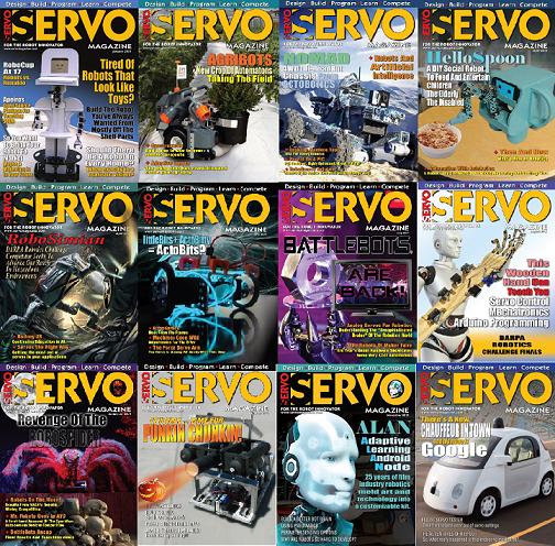 Servo Magazine - 2015 Full Year Issues Collection
