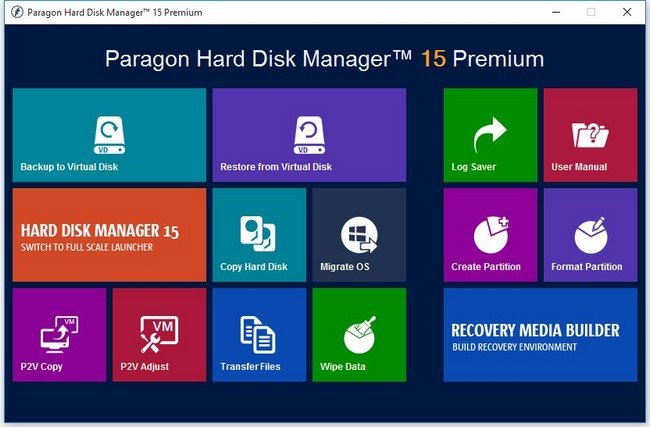 paragon hard disk manager 15 professional