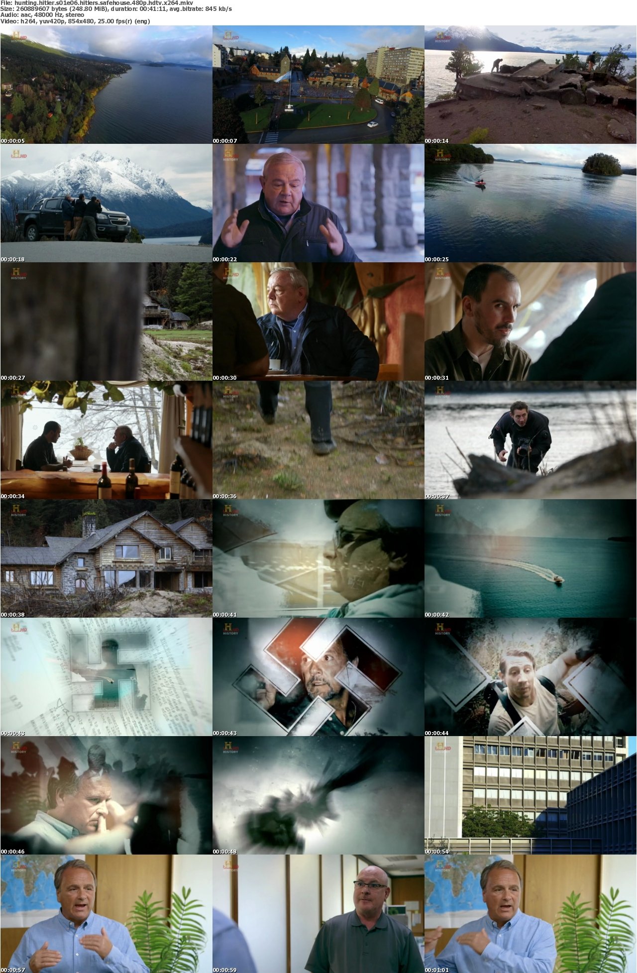 Hunting Hitler S01E06 Hitlers Safehouse 480p HDTV x264