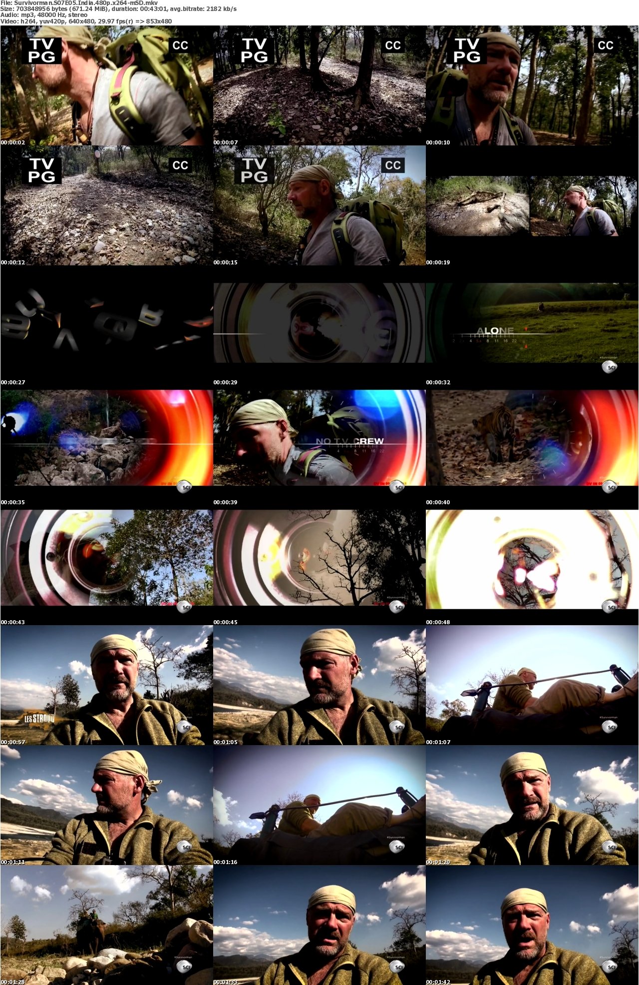 Survivorman S07E05 India 480p x264-mSD
