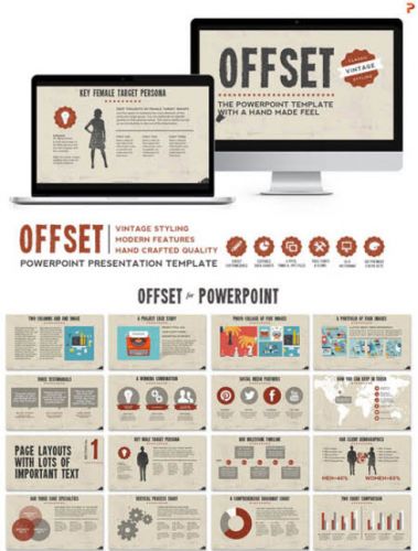 CreativeMarket - Offset Powerpoint Template