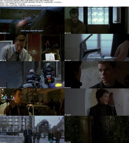 The Bourne Identity 2002 720p BluRay H264 AAC-RARBG