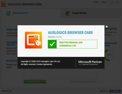 Auslogics Browser Care 3.1.2.0 + Portable