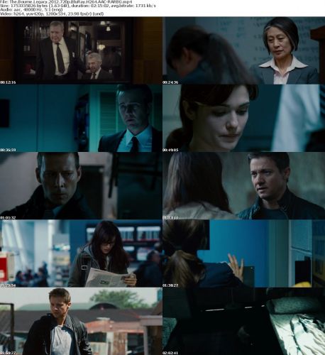 The Bourne Legacy 2012 720p BluRay H264 AAC-RARBG