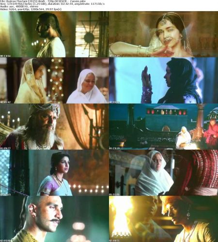 Bajirao Mastani 2015 720p DesiScr x264  Zaeem