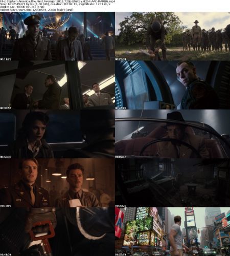 Captain America The First Avenger 2011 720p BluRay H264 AAC-RARBG