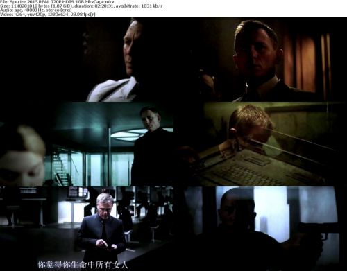 Spectre 2015 REAL 720P HDTS 1GB MkvCage