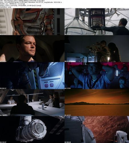 The Martian 2015 1080p BRRip x264 AAC-m2g