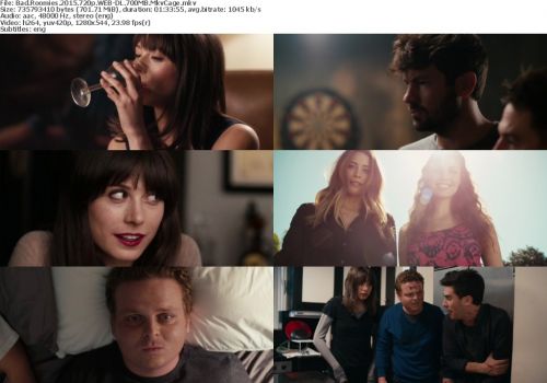 Bad Roomies 2015 720p WEB-DL 700MB MkvCage