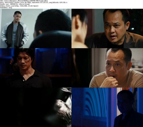 Zero Tolerance 2015 DVDRip 450MB MkvCage