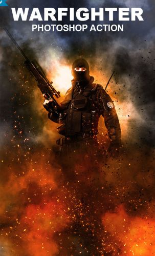GraphicRiver - Warfighter Photoshop Action