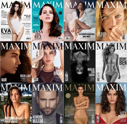 Maxim Mexico - 2015 Full Year Issues Collection (True PDF)