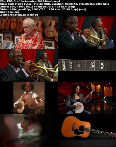 PBS - Craft in America: Music (2015) 720p HDTV x264-MVGroup