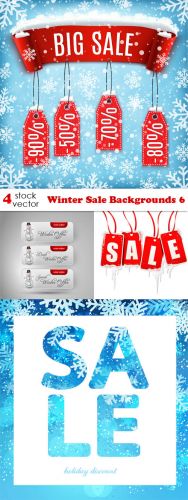 Vectors - Winter Sale Backgrounds 6