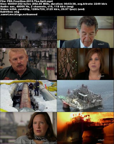 PBS - Frontline: The Spill (2010) 720p HDTV x264-MVGroup
