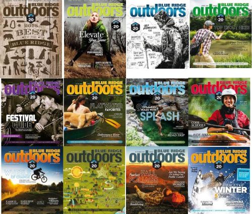 Blue Ridge Outdoors - 2015 Full Year Issues Collection (True PDF)