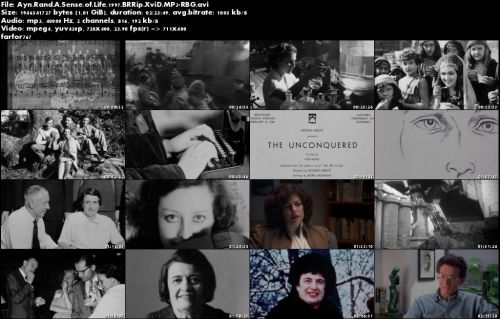 Ayn Rand A Sense of Life (1997) BRRip XviD-RBG