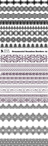 Vectors - Ornamental Seamless Borders 19