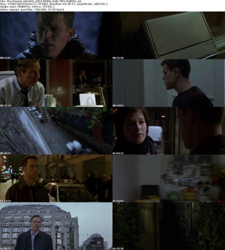The Bourne Identity 2002 BRRip XviD MP3-RARBG