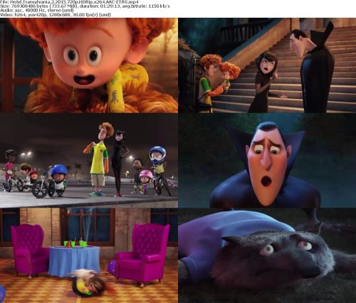 Hotel Transylvania 2 2015 720p HDRip x264 AAC-ETRG
