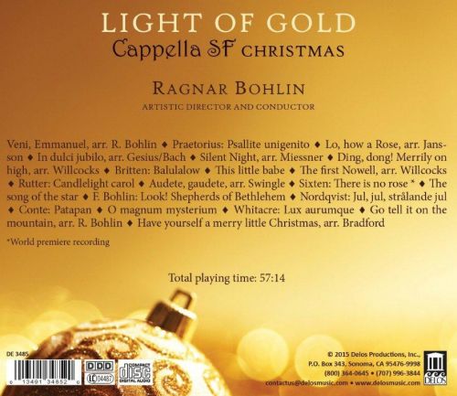 Cappella SF Christmas - Light of Gold, 2015 (HDtracks)