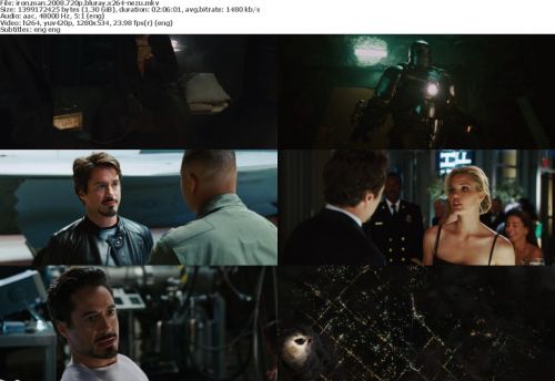Iron Man 2008 720p BluRay x264-NeZu