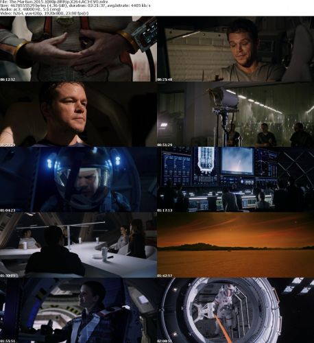 The Martian 2015 1080p BRRip X264 AC3-EVO
