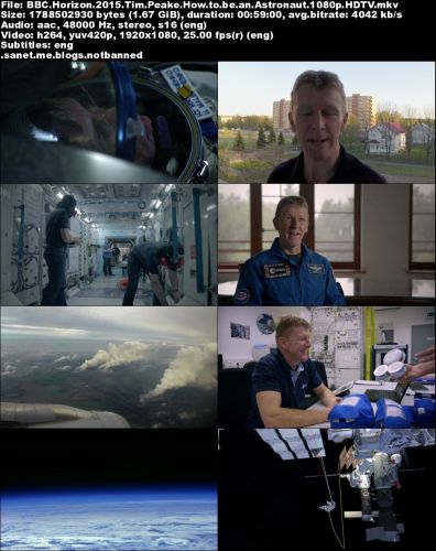 BBC Horizon - Tim Peake Special : How to be an Astronaut (2015)