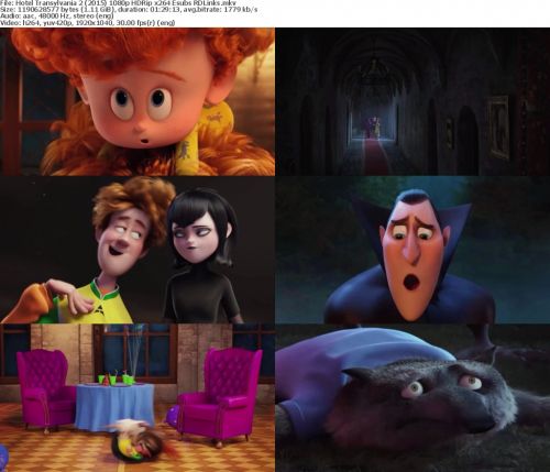 Hotel Transylvania 2 (2015) 1080p HDRip x264 Esubs RDLinks