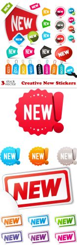 Vectors - Creative New Stickers