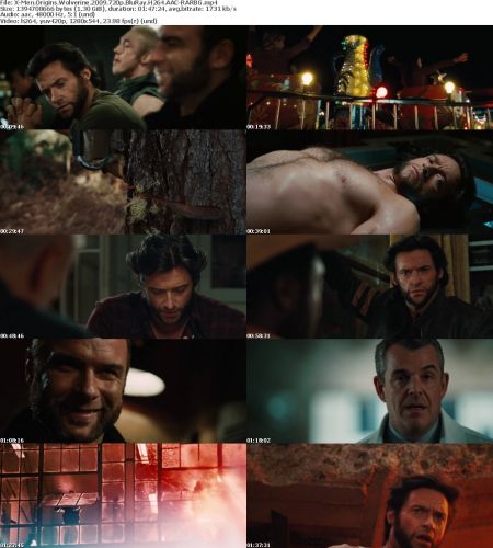 X-Men Origins Wolverine 2009 720p BluRay H264 AAC-RARBG