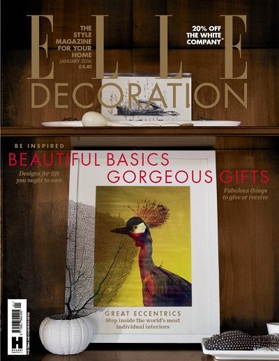 Elle Decoration UK - January 2016 (True PDF)