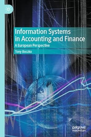 Information Systems in Accounting and Finance: A European Perspective