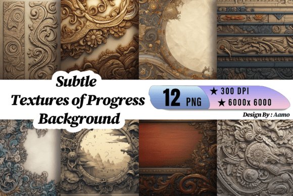 12 Subtle Textures of Progress Backgrounds Pack