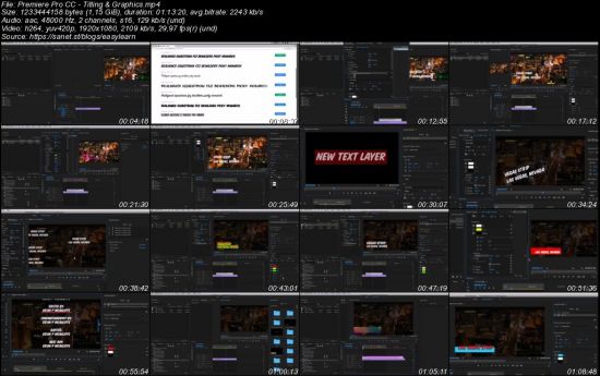 Premiere Pro CC - Titling &amp; Graphics