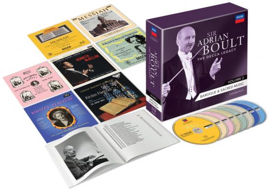 Adrian Boult - The Decca Legacy Vol. 2 - Baroque &amp; Sacred Music[13CDs Box Set] (2022) FLAC