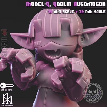 Jigglystix – Goblin Automoton – 3D Print Model