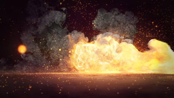 Videohive - Fire Logo Reveal - 50114442