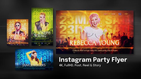 Videohive - Instagram Party Flyer - 50552155
