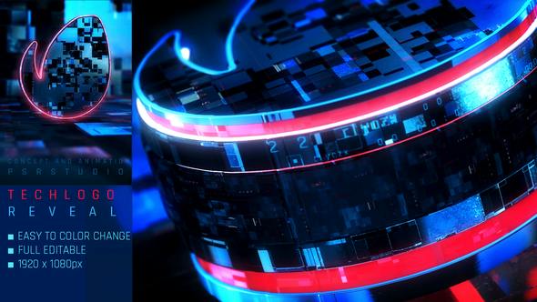 Videohive - TECH LOGO REVEAL | TECH LOGO OPENER - 50631298