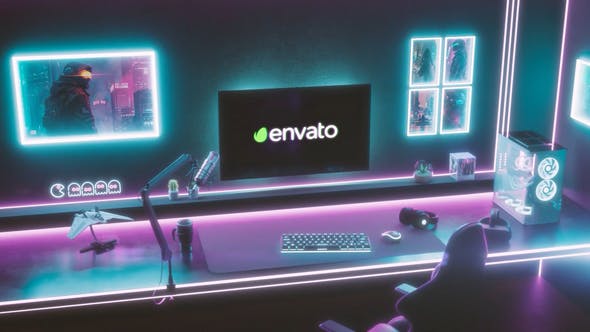 Videohive - Cyberpunk Logo Intro Reveal - 50589385