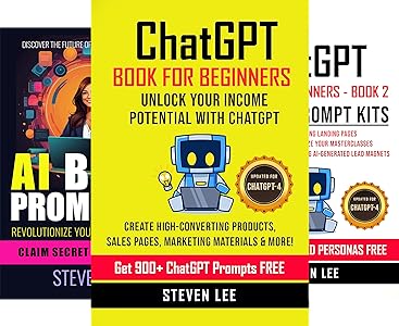 ChatGPT &amp; AI Series (4 books) By Steven Lee