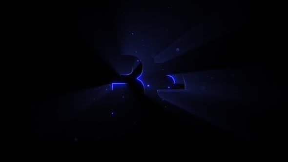 Videohive - Light Particles Logo - 50596405