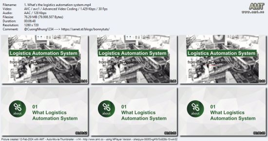 Logistics automation system: from basics to applications