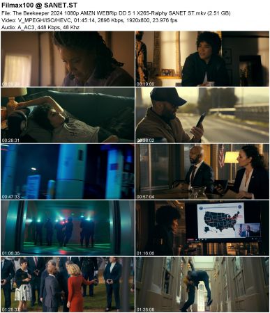 The Beekeeper 2024 1080p AMZN WEBRip DD5.1 X265-Ralphy