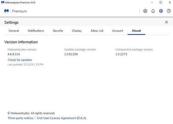 Malwarebytes Premium 4.6.9.314 Multilingual