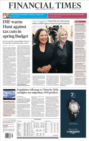 Financial Times UK - 31 January 2024 PDF