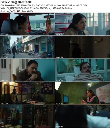 Bhakshak 2023 1080p WebRip EAC3 5.1 x265-Groupless