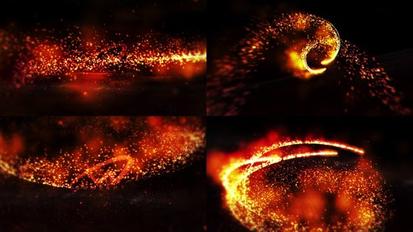 Videohive - Flying Epic Particles Bundle - 50607245